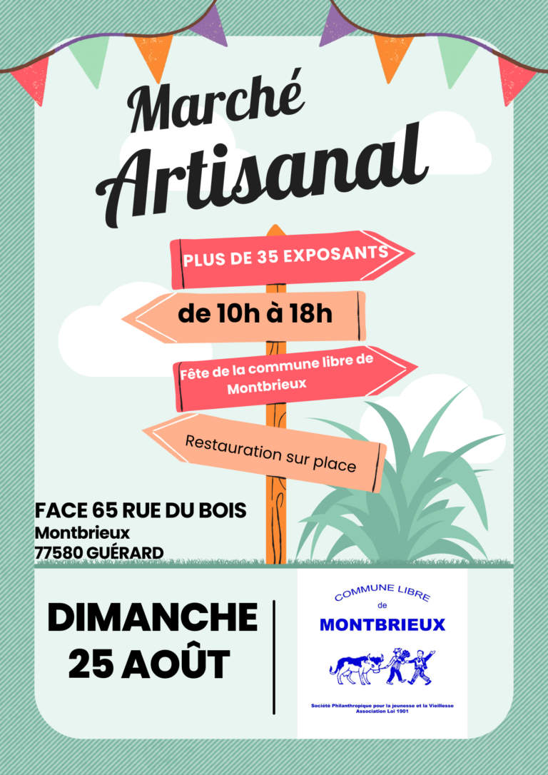 Affiche Marche Artisanal 768x1086